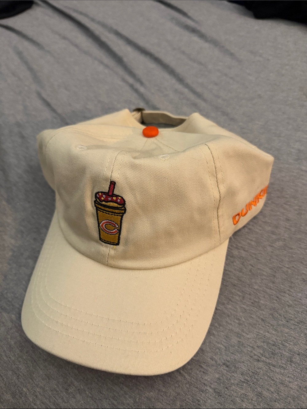DUNKIN x BEARS  Baseball Cap with Coffee Cup Embroidery